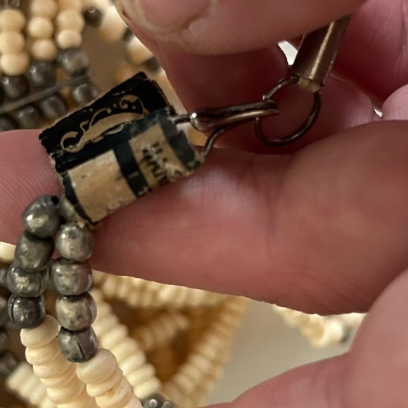 VINTAGE IVORY AND VERMEIL SILVER MADE BY HAND IN INDIA - Picture 4 of 7